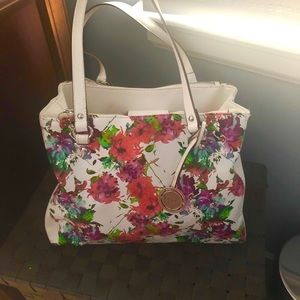 Nicole Miller Floral Handbag